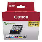 Cartouche d'encre Canon PGI-570BK / CLI-571 - Multipack - Autre vue
