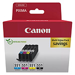Cartouche d'encre Canon CLI-551 - Multipack - Autre vue