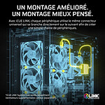 Refroidissement processeur Corsair iCUE Link Titan 240 RX LCD - Noir - Autre vue Refroidissement processeur Corsair iCUE Link Titan 240 RX LCD - Noir - Autre vue