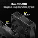 Ventilateur Boîtier Corsair RS120 MAX - Noir - Autre vue