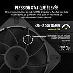 Ventilateur Boîtier Corsair RS120 MAX - Noir - Autre vue