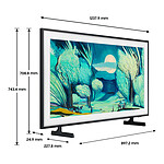 TV Samsung The Frame TQ55LS03FA - TV QLED 4K UHD HDR - 138 cm - Autre vue