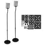 Support enceinte Hama Supports pieds ajustables en hauteur pour enceintes Noir - Autre vue