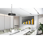 Support vidéoprojecteur Hama Support mural et plafond 4 bras pour vidéoprojecteur - Blanc - Autre vue