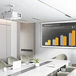 Support vidéoprojecteur Hama Support plafond 4 bras porteurs pour vidéoprojecteur Blanc - Autre vue