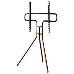 Support TV Hama Support Pied TV Chevalet, bois - Noyer - Autre vue
