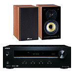 Ampli HiFi Stéréo Onkyo TX-8220 Noir + Davis Acoustics Balthus 30 Noyer - Autre vue