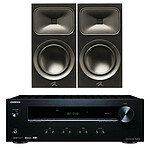 Ampli HiFi Stéréo Onkyo TX-8220 Noir + MartinLogan Motion Foundation B2 Noir - Autre vue