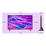 TV Samsung TQ50QN80F - TV QLED 4K UHD HDR - 127 cm - Autre vue