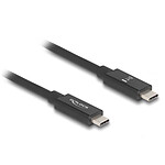 Câble USB DeLock Câble USB 4 USB-C vers USB-C 80 Gbps avec Power Delivery 240 W - M/M - 0.5 m - Autre vue