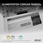 Alimentation PC Corsair RM850e (2025) - Blanc - Autre vue Alimentation PC Corsair RM850e (2025) - Blanc - Autre vue