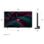 TV LG OLED42C5 - TV OLED 4K UHD HDR - 106 cm  - Autre vue
