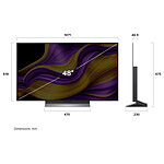 TV LG OLED48G5 - TV OLED 4K UHD HDR - 121 cm - Autre vue