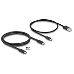 KVM DeLock Commutateur KVM USB-C vers HDMI avec 3 ports USB-A 2.0 - 2 ordinateurs (8K@60Hz) - Autre vue