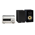 Mini-chaine Denon RCD-M41DAB Argent + Davis Acoustics Balthus 30 Noir - Autre vue