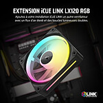 Ventilateur Boîtier Corsair iCUE LINK LX120 RGB - Noir - Autre vue
