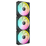 Ventilateur Boîtier Corsair iCUE LINK LX120 RGB Triple Pack - Noir + iCUE LINK System Hub - Autre vue