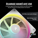 Ventilateur Boîtier Corsair iCUE LINK LX140 RGB Dual Pack - Blanc + iCUE LINK System Hub - Autre vue