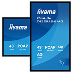 Écran dynamique iiyama 43" LED - ProLite T4329AS-B1AG - Ecran dynamique tactile 4K UHD - Autre vue