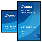 Écran dynamique iiyama 65" LED - ProLite T6529AS-B1AG - Ecran dynamique tactile 4K UHD  - Autre vue