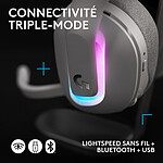 Casque micro Logitech G G522 Lightspeed - Blanc - Autre vue