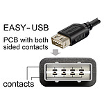 Câble USB DeLock USB-C / USB-A 2.0 - 5 m - Autre vue