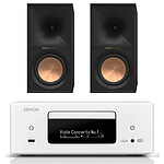 Mini-chaine Denon RCD-N12DAB Blanc + Klipsch R-60M - Autre vue