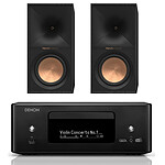 Mini-chaine Denon RCD-N12DAB Noir + Klipsch R-60M - Autre vue