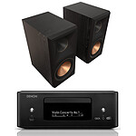 Mini-chaine Denon RCD-N12DAB Noir + Klipsch RP-600M II Ebène - Autre vue