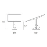 Routeur et modem Starlink Support Pivotant standard - Autre vue