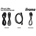 Écran dynamique iiyama 75" LED - ProLite TE7515A-B1AG  - Autre vue