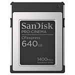 Carte mémoire SanDisk CFexpress PRO-CINEMA Type B 640 Go - Autre vue