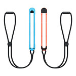 Accessoires Switch 2 Nintendo Dragonnes Joy-Con 2 Gauche & Droit - Bleu/Rouge  - Autre vue