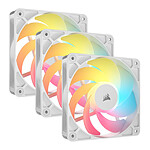 Ventilateur Boîtier Corsair RS120-R ARGB Triple Pack - Blanc - Autre vue
