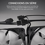 Ventilateur Boîtier Corsair RS120-R ARGB Triple Pack - Blanc - Autre vue
