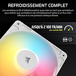 Ventilateur Boîtier Corsair RS120-R ARGB Triple Pack - Blanc - Autre vue