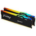 Kingston FURY Beast RGB 64 Go (2 x 32 Go) DDR5 6000 MHz CL36