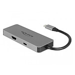 Adaptateur USB DeLock Hub USB 3.0 Type-C 3 Ports USB-A , 1 HDMI, 1 microSD, 1 SDHC/SDXC, 1 Port USB-C avec Power Delivery 87 W - Autre vue