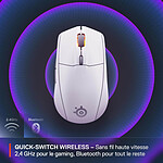 Souris PC SteelSeries Rival 3 Wireless Gen 2 - Blanc - Autre vue