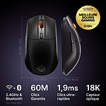 Souris PC SteelSeries Rival 3 Wireless Gen 2 - Noir - Autre vue