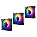 Ventilateur Boîtier Phanteks M25G2-120 D-RGB Reverse - Noir x3 - Autre vue