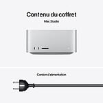 Mac et iMac Apple Mac Studio M3 Ultra SSD 2 To / Ram 256 Go - GPU 80 coeurs (MU973FN/A-CPU32-GPU80-256GB-2TB) - Autre vue