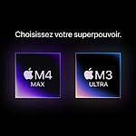 Mac et iMac Apple Mac Studio M3 Ultra SSD 4 To / Ram 256 Go - GPU 80 coeurs (MU973FN/A-CPU32-GPU80-256GB-4TB) - Autre vue
