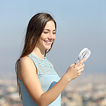 Batterie et powerbank Akashi Batterie de Secours 4000 mAh + ventilateur portable  - Autre vue