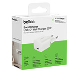 Chargeur Belkin BoostCharge Chargeur secteur USB-C (25 W) - Blanc - Autre vue