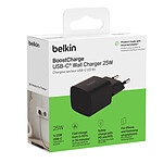 Chargeur Belkin BoostCharge Chargeur secteur USB-C (25 W) - Noir - Autre vue