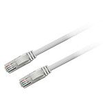 Câble RJ45 Textorm Câble RJ45 CAT 6 UTP - mâle/mâle - 0.5 m - Blanc - Autre vue