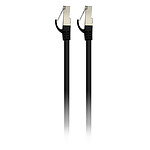 Câble RJ45 Textorm Câble RJ45 CAT 6 F/UTP - mâle/mâle - 0.5 m - Noir - Autre vue