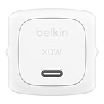 Chargeur Belkin Chargeur secteur USB-C compact 30 W - Blanc - Autre vue