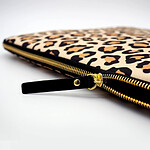 Sac, sacoche et housse Casyx Pochettes Ordinateur 13" - Léopard des Sables - Autre vue